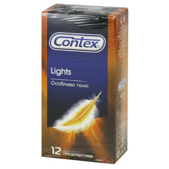Презервативи латексні Контекс (Contex Lights) лайт №12